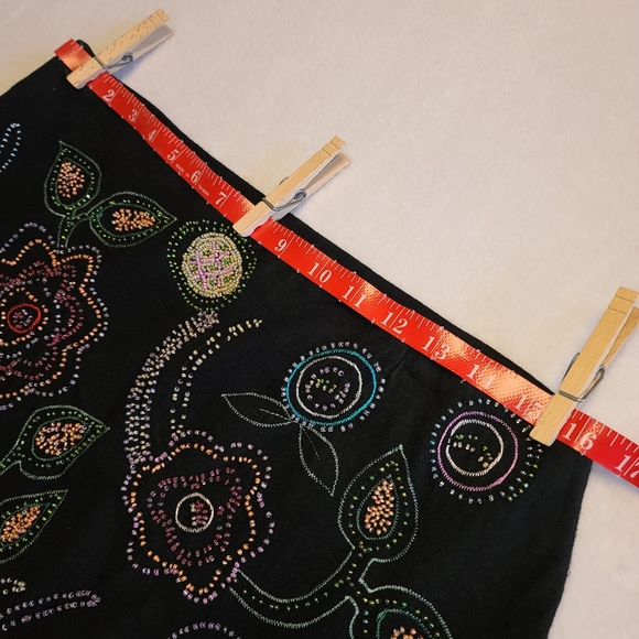 NEW FRONTIER EMBROIDERED AND EMBELISHED SKIRT - Picture 6 of 6